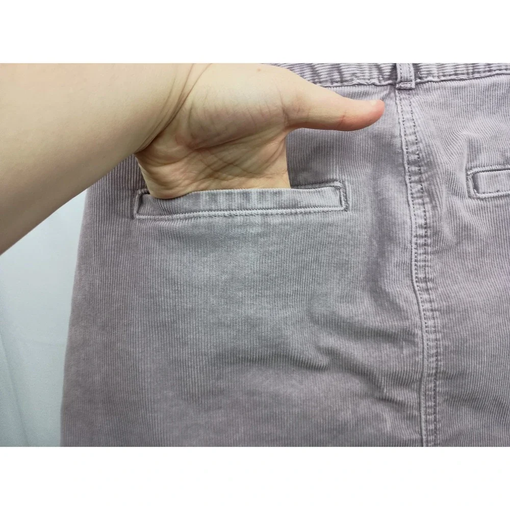 American eagle high waisted corduroy lilac purple‎ mini summer spring skirt 6